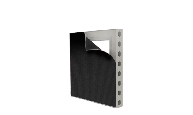 Textile inlays black