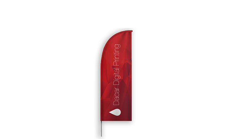 Drapeau de plage 85x440