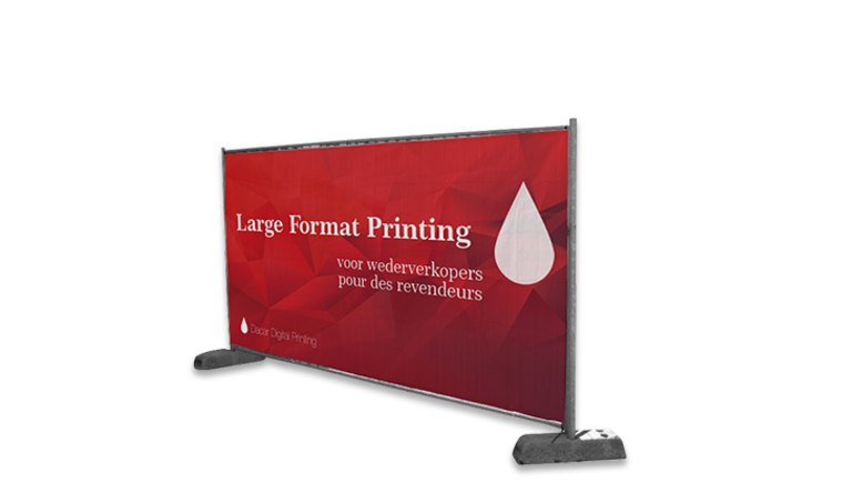 Hoarding banner 3000mm x 1500mm