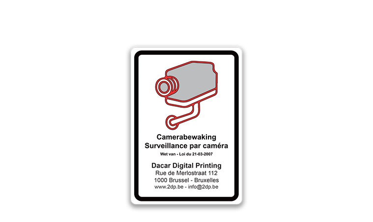 Camerabewaking picto 400mm x 600mm