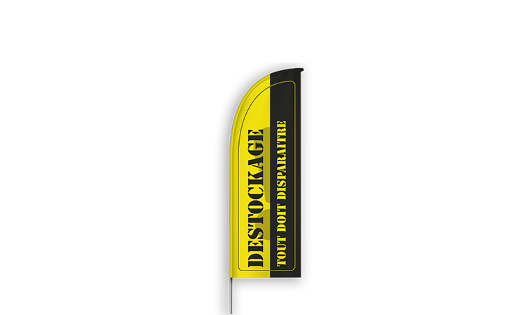 Beachvlag Uitverkoop FR 85x220