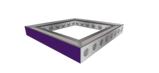 BeMatrix - Aluvision cover mauve 55mm