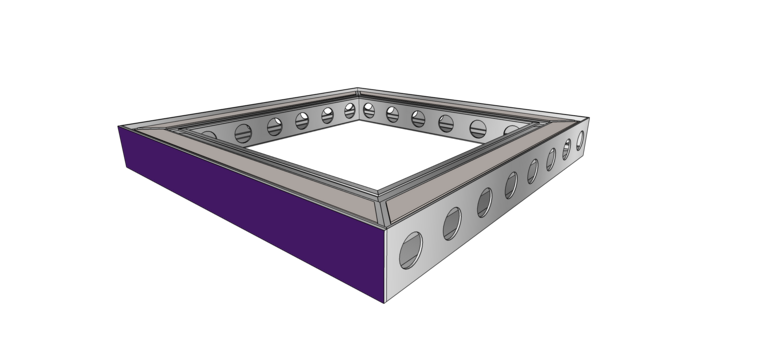 BeMatrix - Aluvision cover mauve 55mm