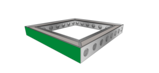 BeMatrix - Aluvision cover green 62mm