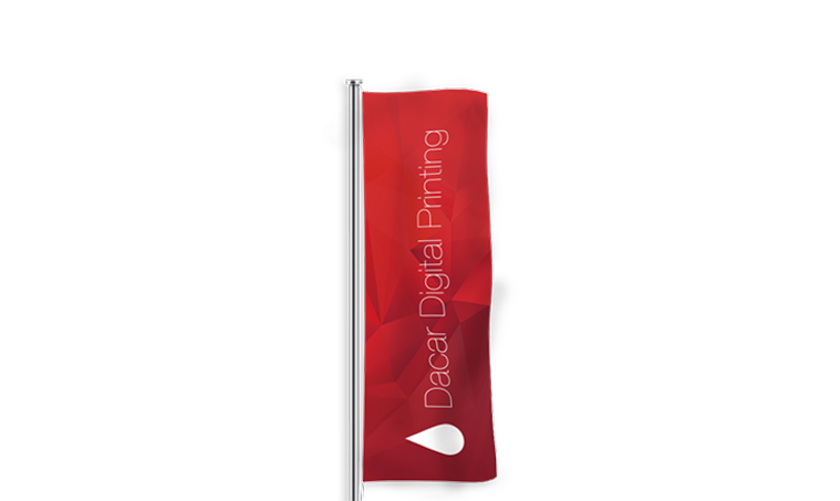 Drapeau bannière L 1000mm x 3000mm